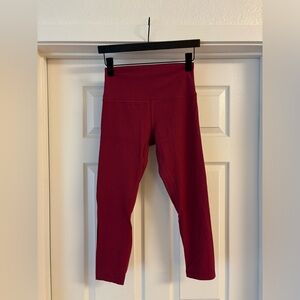 Lululemon Align HR legging. Pomegranate size 8.